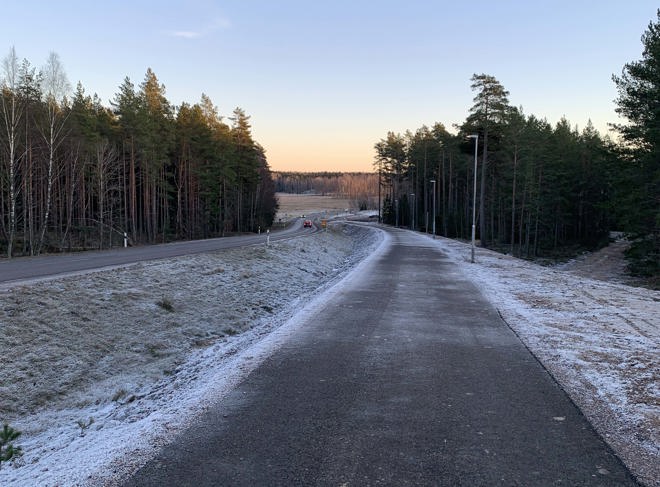 Ny gång- och cykelväg Enhörnaleden 